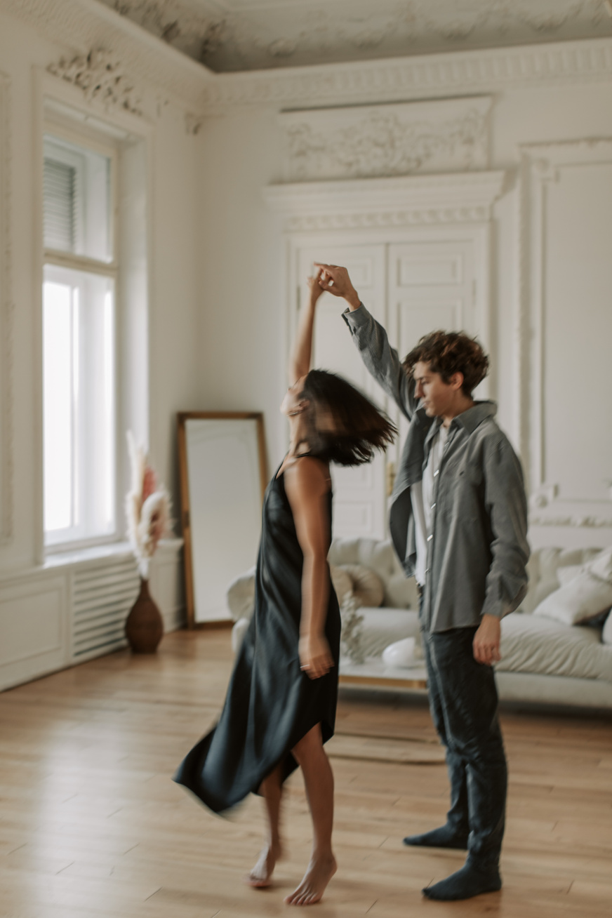 Couple Spending Time at Home